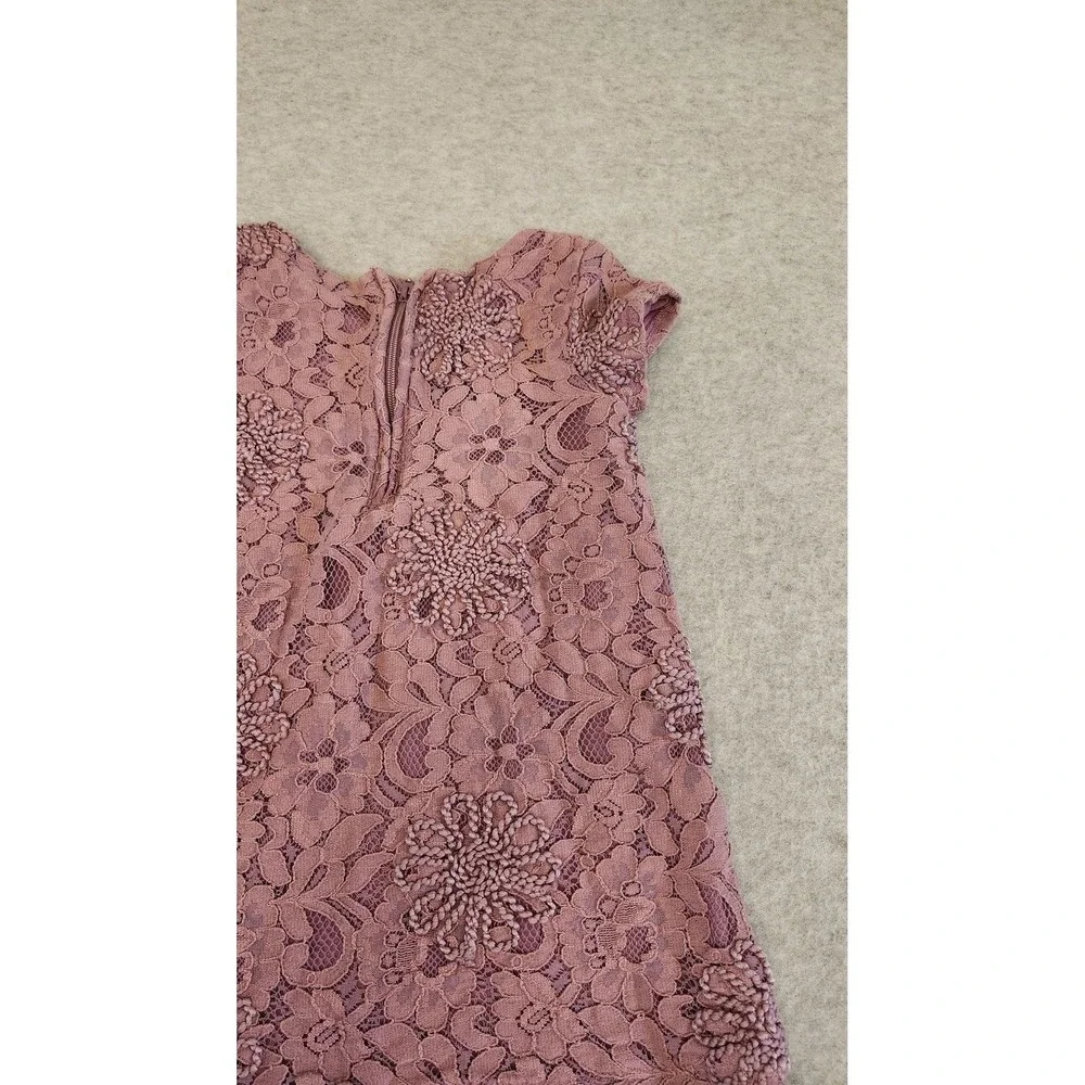 Genuine Kids from OshKosh Dress Girls‎ 2T Mauve Lace Floral Cap Sleeve Party
